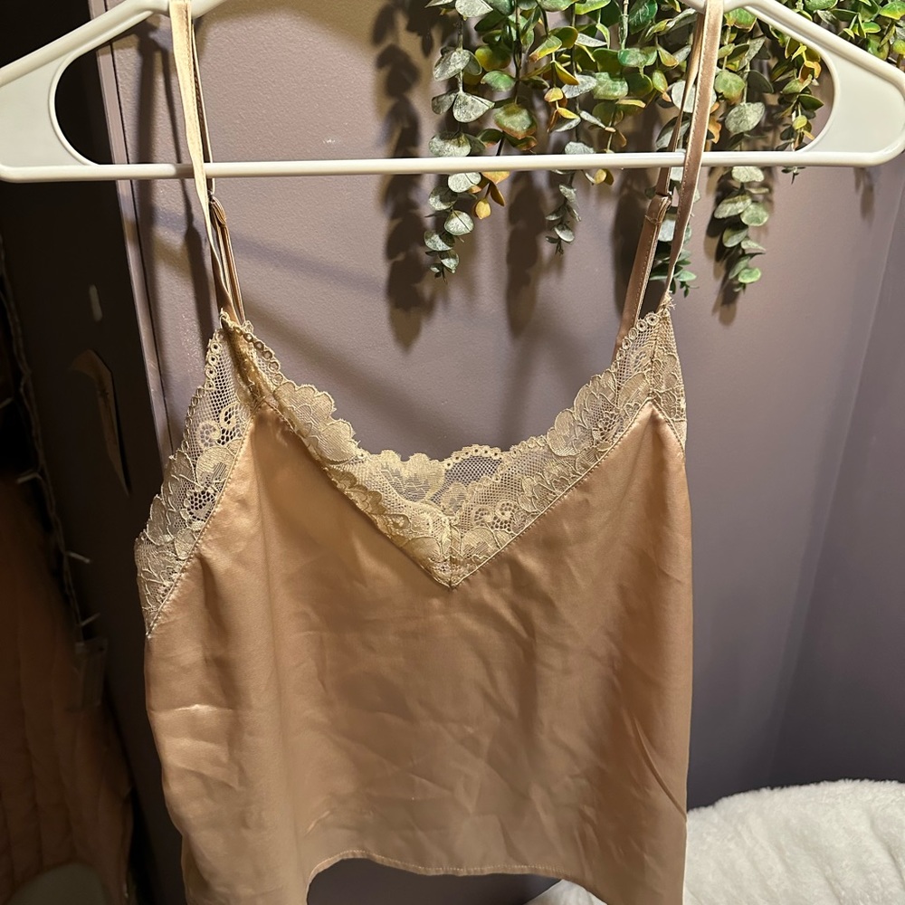 Lacey Tan Tank Top